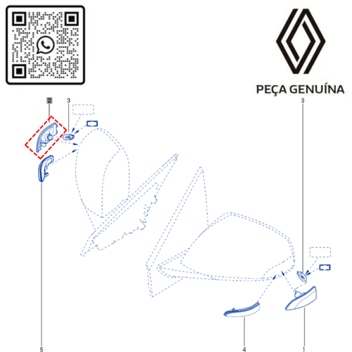 RN 609550R 261609550R PISCA DO RETROV. DIR. FLUENCE ORIG 3